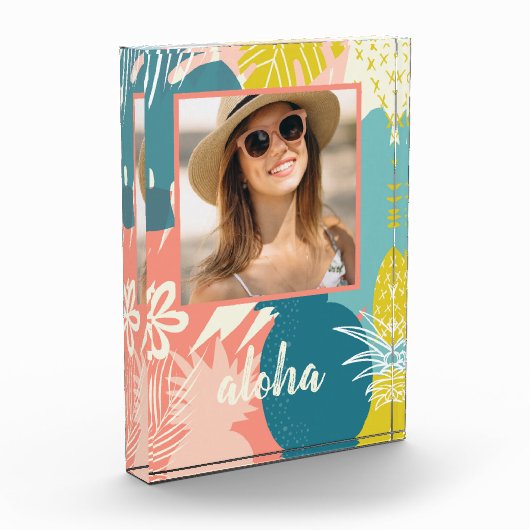 tropische ananas fotoblokken (Links)