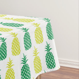 Tropische Ananas Geel Groen Hawaiiaans Fruit Tafelkleed