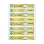 Tropische Ananas & Hibiscus Bestemming Trouwfeest (Vel)