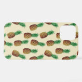 Tropische  ananas iPhone hoesje (Achterkant horizontaal)