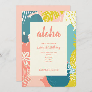 tropische ananas kaart