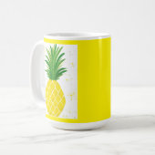Tropische Ananas Koffiemok (Voorkant links)