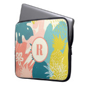 tropische ananas laptop sleeve (Voorkant Links)