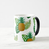 Tropische ananas magische mok (Voorkant rechts)