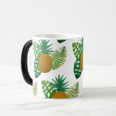 Tropische ananas magische mok (Voorkant links)