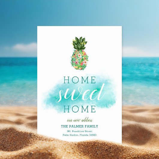 Tropische ananas magnetische bewegende aankondigin