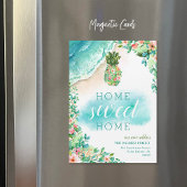 Tropische ananas magnetische bewegende aankondigin