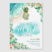 Tropische ananas magnetische bewegende aankondigin (Voorkant)