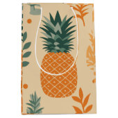tropische ananas medium cadeauzakje (Voorkant)