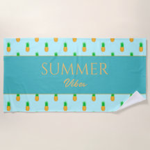 Tropische Ananas met Zomer Vibes Aangepaste Tekst