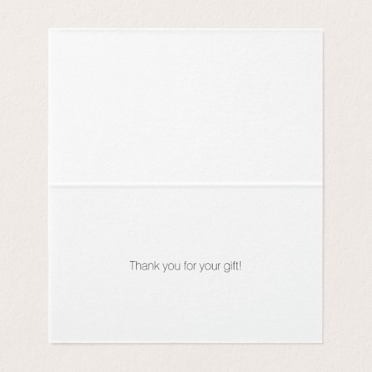 Tropische Ananas Mint Stripes Dank u Kaart (Binnenkant ongevouwen)