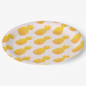 tropische ananas papieren bordje (Gekanteld)