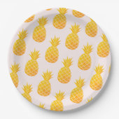 tropische ananas papieren bordje (Voorkant)