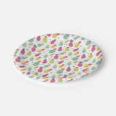 tropische ananas papieren bordje (Gekanteld)