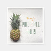 Tropische ananas Party Papieren servetten (Voorkant)