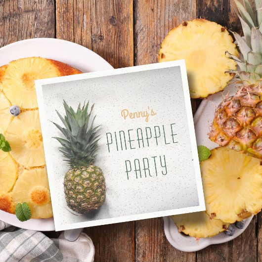 Tropische ananas Party Papieren servetten