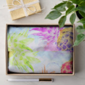 Tropische Ananas Patroon Waterverf Decoupage Tissuepapier (Geschenk)