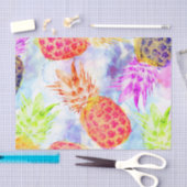 Tropische Ananas Patroon Waterverf Decoupage Tissuepapier (Craft)