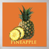tropische ananas poster (Voorkant)