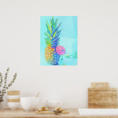 Tropische Ananas Poster (Keuken)