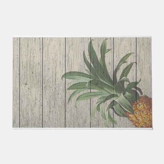Tropische Ananas Retro Vibes Deurmat (Voorkant)