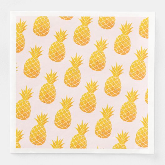 tropische ananas servet (Voorkant)