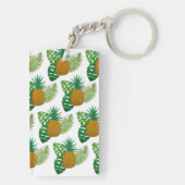 Tropische ananas sleutelhanger (achterkant)