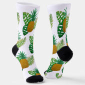 Tropische ananas sokken (Gebogen)