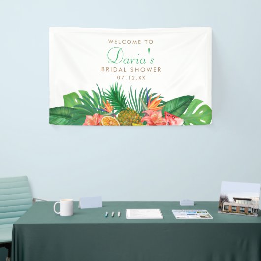 tropische ananas spandoek (Beurs)