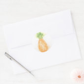 Tropische ananas Sticker (Envelop)