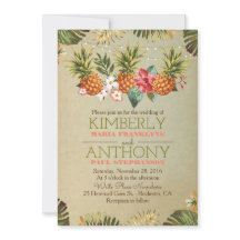 tropische ananas strand verlichting bruiloft