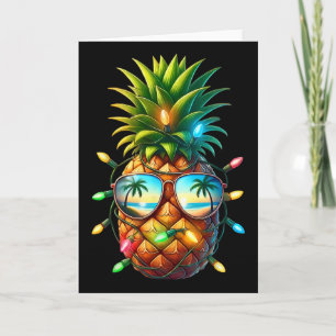 Tropische Ananas Sungl Kerstverlichting Kerstmis I Kaart