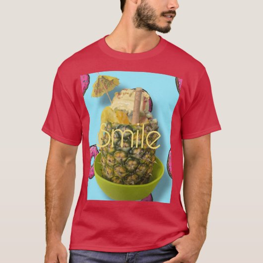 Tropische Ananas T-shirt (Voorkant)