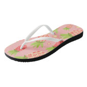 Tropische ananas teenslippers (Schuin)