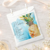 Tropische ananas Waterverf Vrijgezellenfeest Bedankzakje (Geknipt)