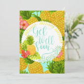 Tropische ananas wordt beter kaart (Staand voorkant)