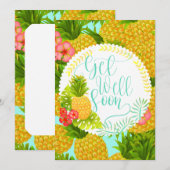 Tropische ananas wordt beter kaart (Voorkant / Achterkant)