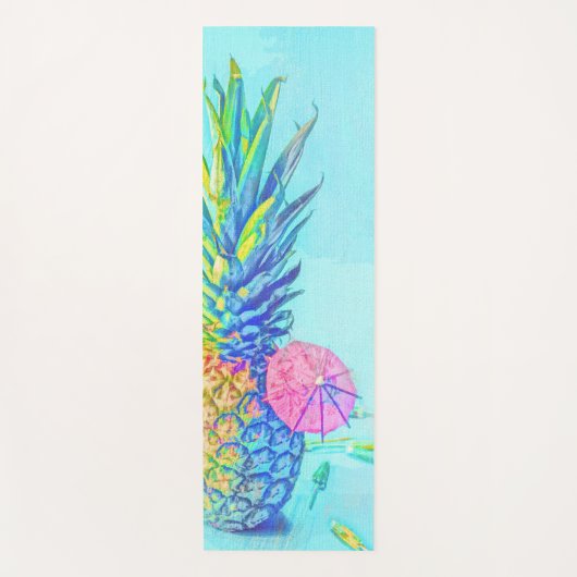 Tropische Ananas Yogamat (Voorkant)