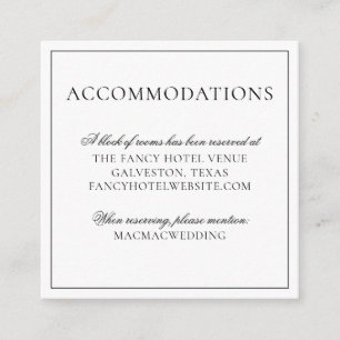 Tropische ananas zomer bruiloft accommodaties informatiekaartje