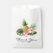 Tropische Ananas Zomer Bruiloftsfeest Bedankt Bedankzakje (Voorkant)