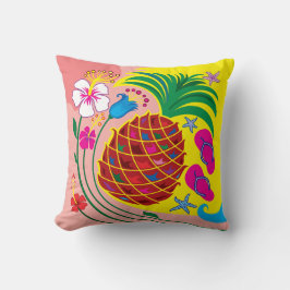Tropische Ananas Zomer Kussen