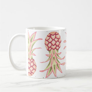 Tropische ananas zomer naadloze print koffiemok