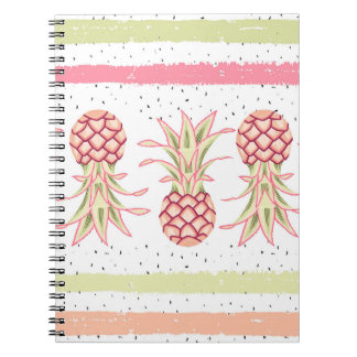 Tropische ananas zomer naadloze print notitieboek