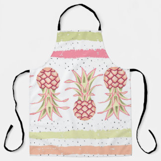 Tropische ananas zomer naadloze print schort