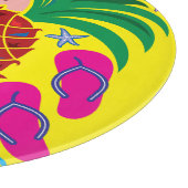 Tropische Ananas Zomer Snijplank (Hoek)