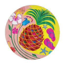 Tropische Ananas Zomer Snijplank