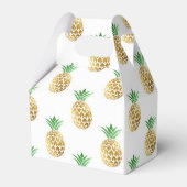Tropische Ananas Zomer Verjaardagsfeest Bedankdoosjes (Voorkant Zijde)