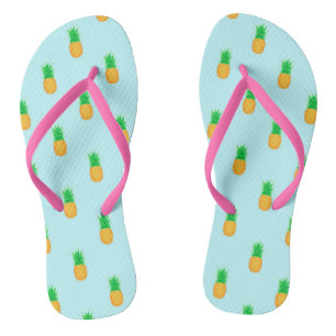 Tropische Ananasprint Strand Teenslippers