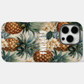 Tropische ananassen Bloemen Case-Mate iPhone Case (Achterkant (horizontaal))