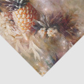 Tropische Ananassen Bruidsdouche Fonkel Tissuepapier (Detail)